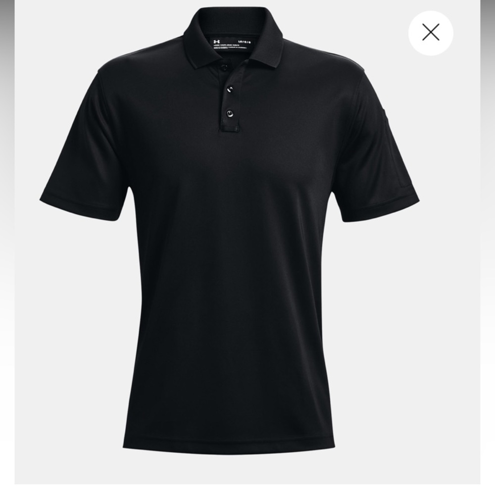 Under Armor Black Polo